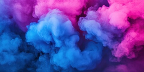 Fototapeta premium Creative Abstract Design Featuring Ethereal Smoke and Vapor Shapes in a Black Background, Perfect for Advertising and Marketing Applications. This Image Captures the Fluidity and Movement of Airborne