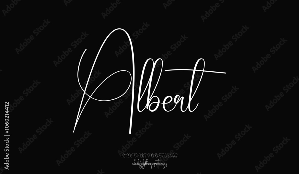 Poster signature font calligraphy logotype script brush font type font lettering handwritten