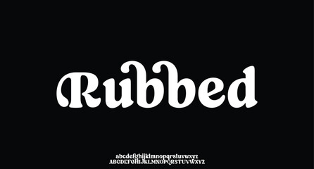 Abstract Fashion font alphabet. Minimal modern urban fonts for logo, brand etc. Typography typeface uppercase lowercase and number.
