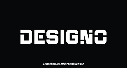 Sport Modern Italic Alphabet Font. Typography urban style fonts for technology, digital, movie logo design. vector illustration
