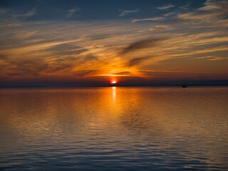 Sonnenuntergang am Neusiedler See
