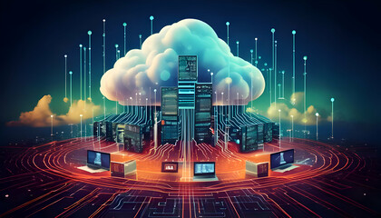 Cloud Computing Cost Efficiency, cost efficiency in cloud computing with an image showing pa