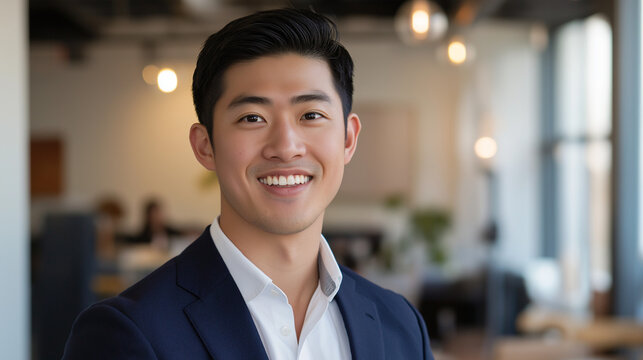portrait of a businessman, professional person, businessman in office, an early 30s professional in business casual attire