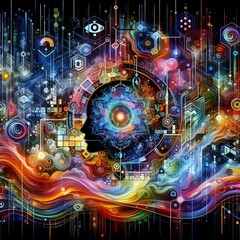 Obraz premium Digital Harmony