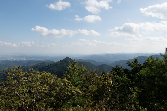 日の出山からの景色