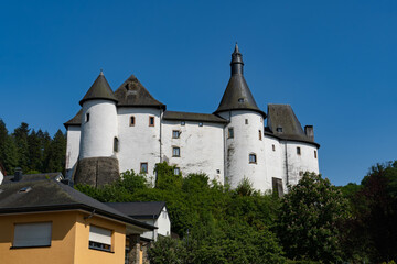 Fototapeta premium CLervaux Castle on the north of Luxembourg