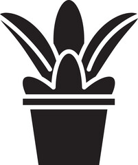 Houseplant Glyph Icon
