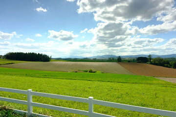 美瑛の美しい風景