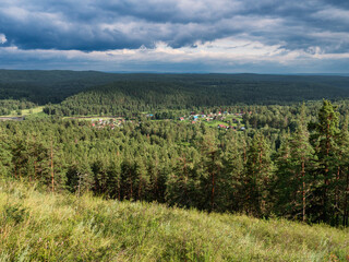 Southern Urals, the central estate of the Bashkir State Nature Reserve - Sargaya village.