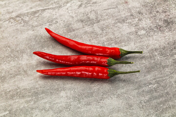 Spice ripe red chili pepper