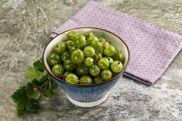 Ripe sweeet and juicy gooseberry