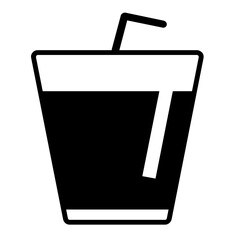 glass of juice fresh icon