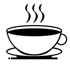 coffee cup icon simple design