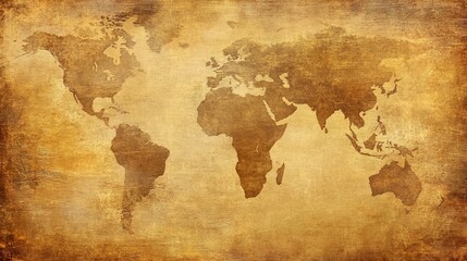 Vintage World Map.