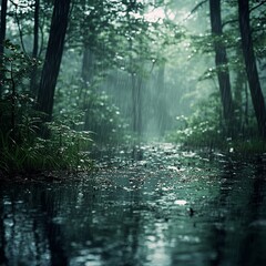 Obraz premium Forest-Themed Tags