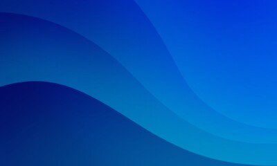 Blue Wave background with color gradient, futuristic abstract wave pattern template for presentation design