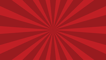 red background abstract retro spiral geometric radial pattern starburst colorful 