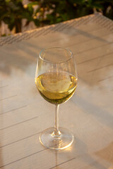 A Glass of White Wine