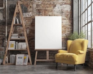 Loft Interior Mockup.