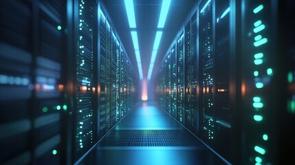 Server Room Data Center.