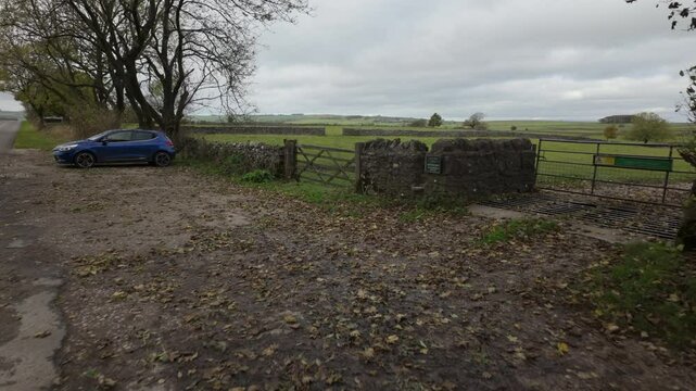 SHELDON, DERBYSHIRE, ENGLAND - OCTOBER 17 2024: Entrance to Magpie Mine in the Peak District National Park.