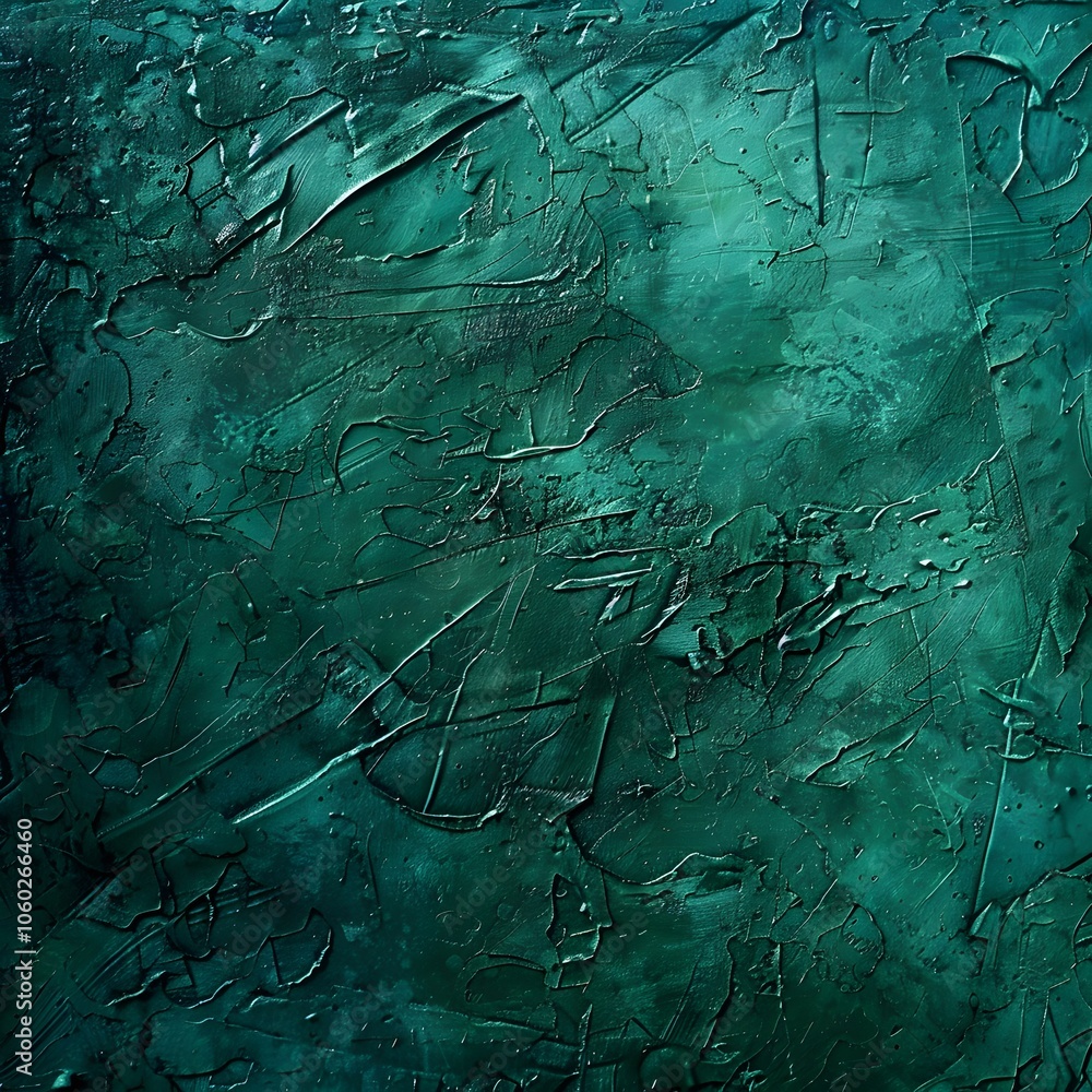 Aufkleber abstract textured surface with shades of teal and intricate patterns.