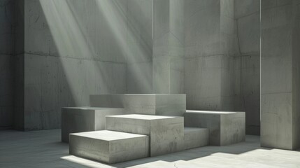 Concrete Minimalist Stage