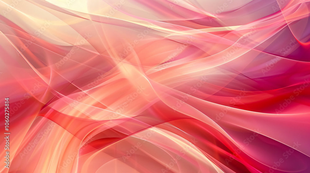 Poster an abstract background with smooth, flowing shapes.