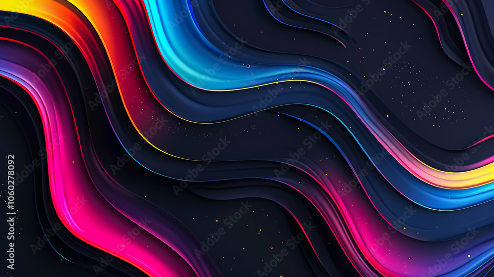 Poster an abstract black gradient background with a modern look.