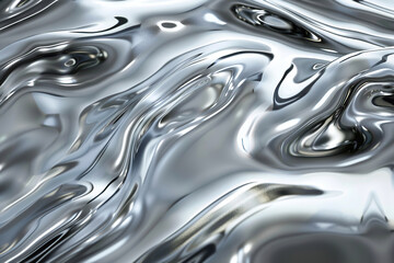 Beautiful texture liquid soft metal, design natural abstract background