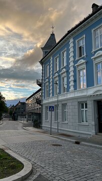 edifici tipici colorati norvege