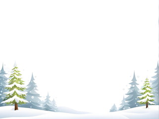 Obraz premium Abstract backdrop with winter landscape