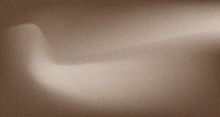 Light to dark brown abstract grainy color gradient background, noise texture effect background
