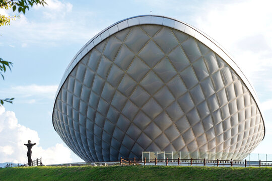 Beautiful architecture with blue sky. looks georgeous daegu