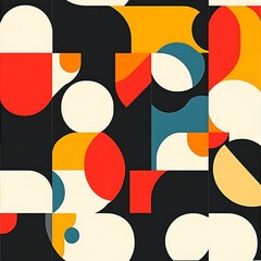 Retro Geometric Design 