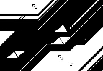 Black and white stripe geometry texture background