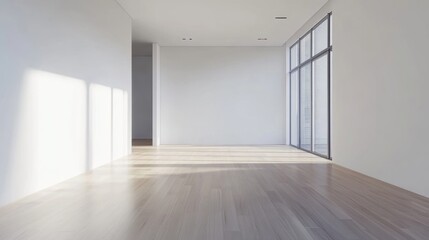 Empty Room Sun Rays.