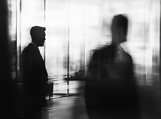 Blurred Silhouettes.