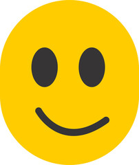 Fototapeta premium black and yellow emojis with different face expressions 