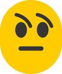 black and yellow emojis with different face expressions 