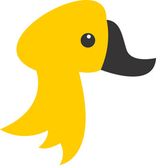 bird and dock symbol yellow and black 