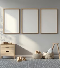 Kids Room Mockup.