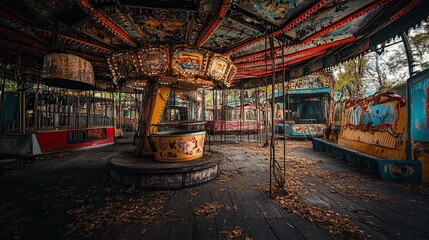 Fototapeta premium Abandoned Carnival interior