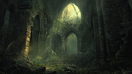 Ancient Ruins with Hidden Horrors interior