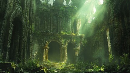 Ancient Ruins with Hidden Horrors interior