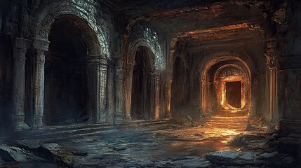 Ancient Ruins with Hidden Horrors interior