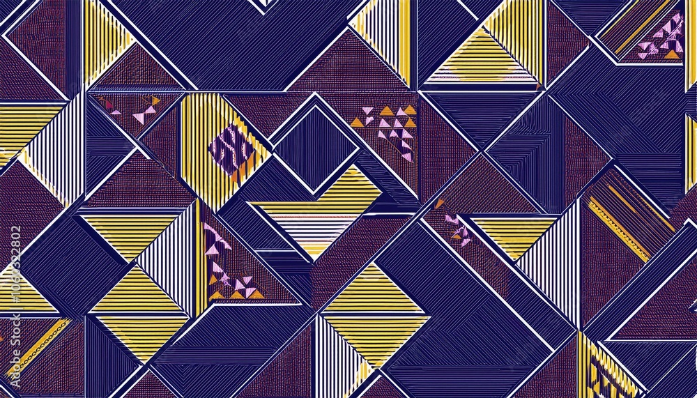 Poster abstract geometric pattern: a mesmerizing abstract pattern with a bold, modern aesthetic. geometric 