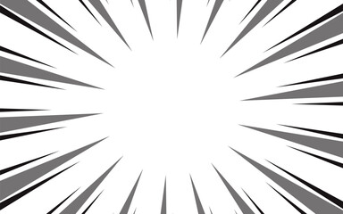 Obraz premium Fast speed lines on white background. Anime comic speed line movement effect