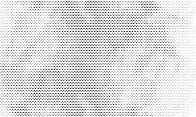 Monochrome gradient halftone dot line background, retro pixel technology backdrop or grunge polka dot overlay texture pattern with comic pop art effect. Distressed halftone frame art for social media.