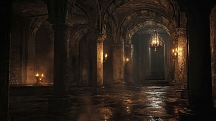 Fototapeta premium Eerie Dungeon 